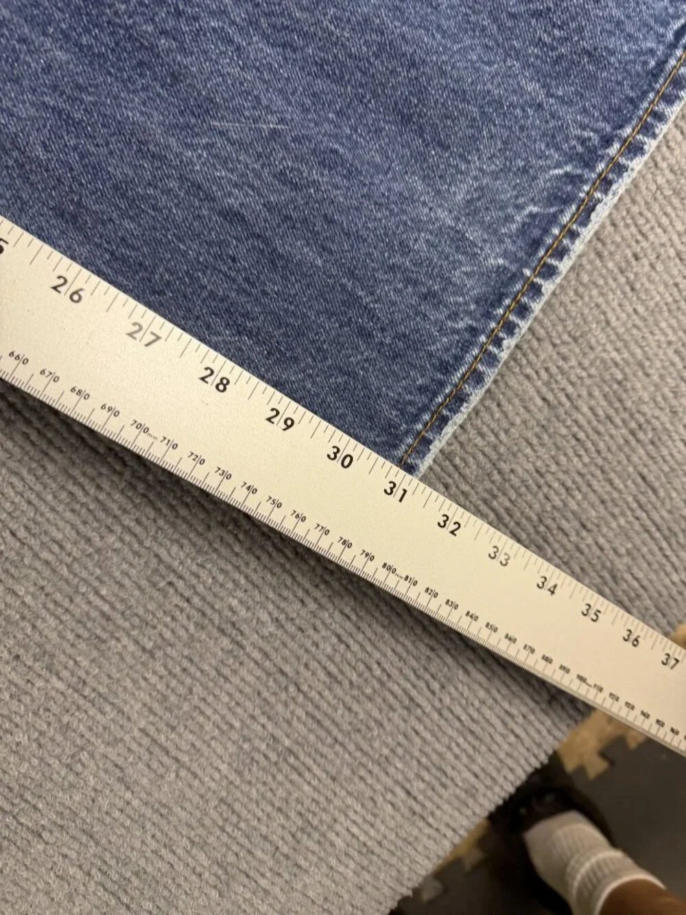 Aeropostale Mens Blue Benton Original Bootcut Jeans 33x34